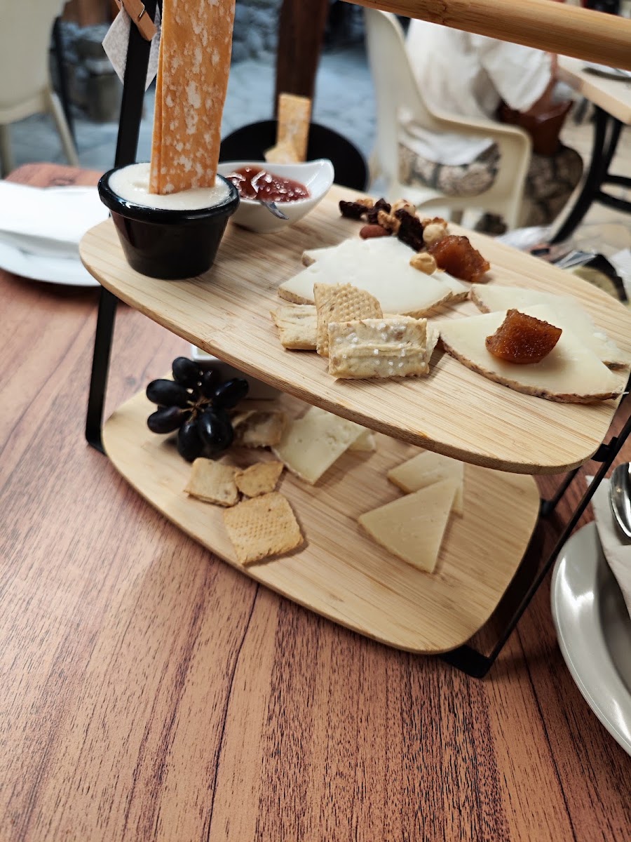 Tabla degustación de quesos de la Sierra de Cádiz